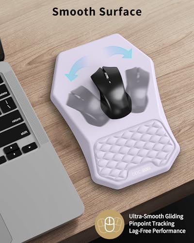 Ergonomic Mouse Pad with Wrist Rest & Keyboard Wrist Rest Support Set