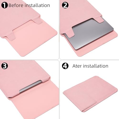 14 Inch Multifunctional Laptop Sleeve Case with Stand Soft Slim Cover for MacBook Pro/Air/ThinkPad X1/Dell XPS/Lenovo Yoga/HP Pavilion/ASUS Zenbook/LG gram/Chromebook 13.5" 13.6" 14.2" 14.5"