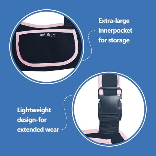 SPRING SEAON Arm Sling Shoulder Immobilizer for Women and Men Adjustable