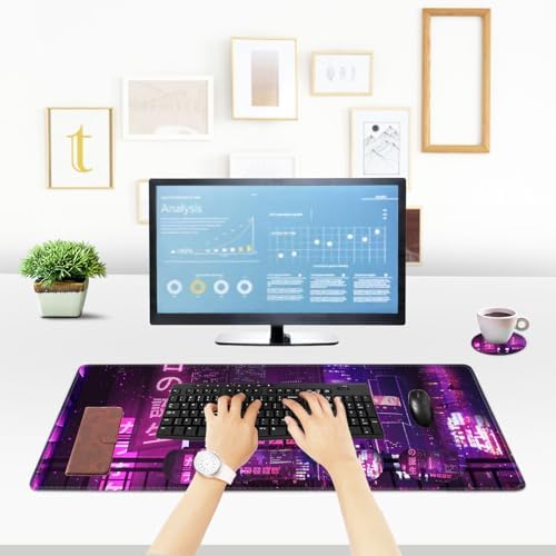 ToLuLu Extended Mouse Pad, Memory Foam Ergonomic Wrist Rest Support Set