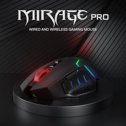 Redragon M690 PRO Wireless RGB Gaming Mouse 8000 DPI Remapping Keys