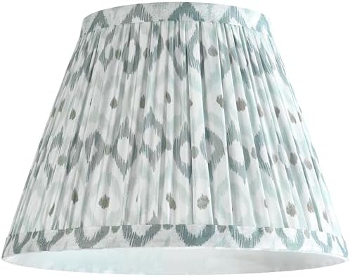 GO&SO Small Pleated Lamp Shades Set of 2 Mini,5"×9"×6.4" Bell Shade Floral