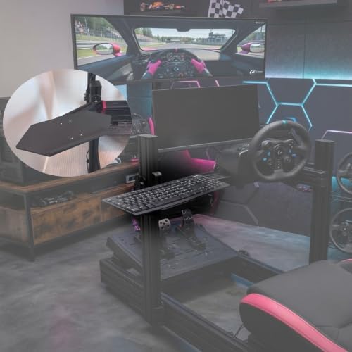 Swivel Keyboard Tray Mount Compatible with Simrig Cockpit Setup