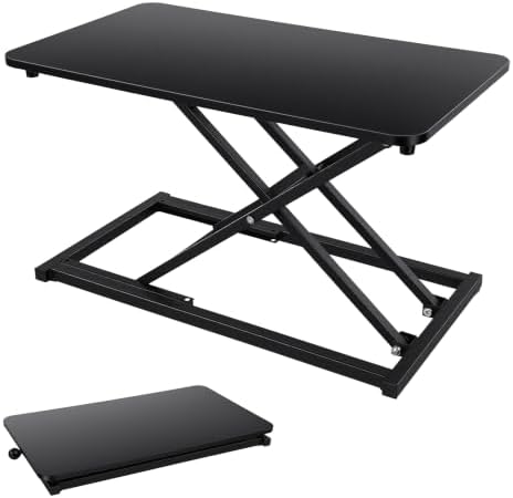 Standing Desk Converter, Adjustable Keyboard Riser, 7 Height Levels
