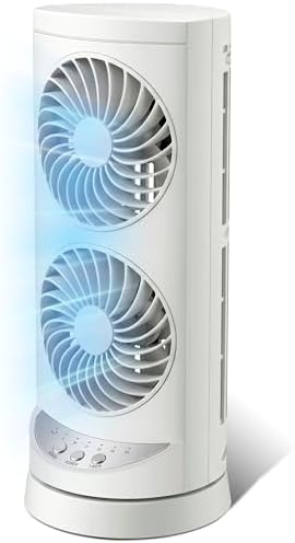 Personal Tower Cooling Fans that Blow Cold Air,25dB Quiet Fan with 24ft/s