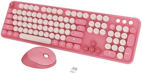 Colorful Wireless Keyboard and Mouse for PC Laptop