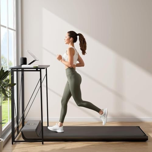 Folding Standing Desk, 39" Foldable Standing Desk, Collapsible Small Sit Stand Desk for Walking Pad Treadmill Home Office Living Room and Bedroom, 19.68" D x 39.37" W x 43.3" H, Black