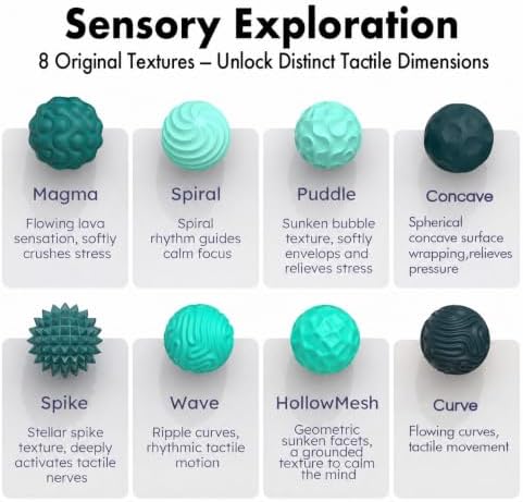 Magnetic Sensory Fidget Balls (8PCS), Weighted Magnet Balls Fidget Toys