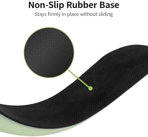 Bloss 2 Green Wrist Rest for Mouse & Keyboard, Ergonomic Wrist Support
