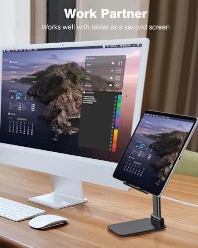 Anozer Tablet Stand Foldable & Adjustable,Portable Monitor Stand