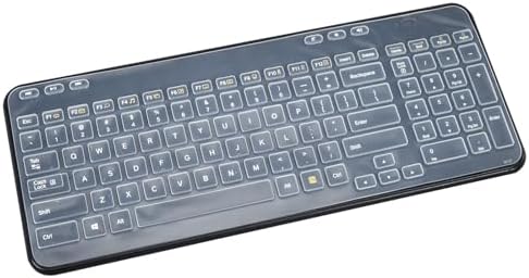 Keyboard Cover Skin for Logitech Wireless MK360 Keyboard/K360 Keyboard, Logitech MK360 K360 Keyboard Protector Accessories - Clear