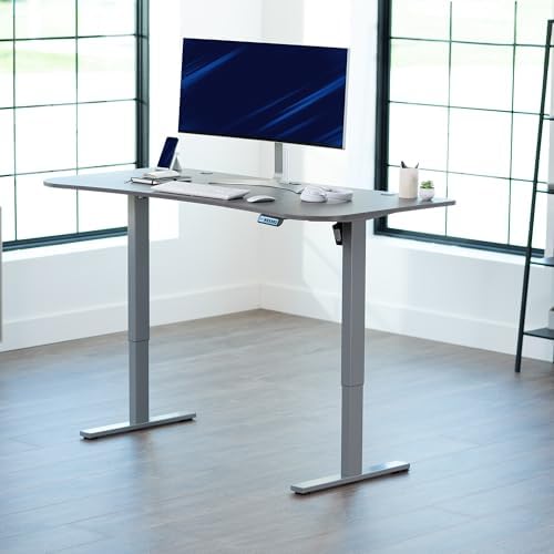 VIVO Dark Gray 63 x 32 in Standing Desk, DESK-KIT-1G1G