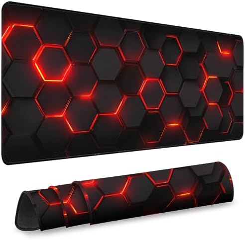 Mouse Pad Gaming - Desk Mat for Keyboard and Mouse - Large Mouse Pads for Desk, Gaming Mousepad with Non-Slip Base, Desks Pad (31.5" X 11.8") for Game, Office and Home