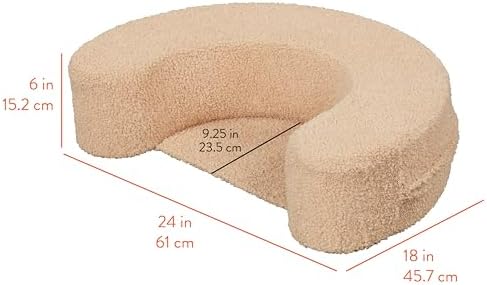 Back2School Express Sit 'n' Support Ring-Shaped Floor Cushion, Sand