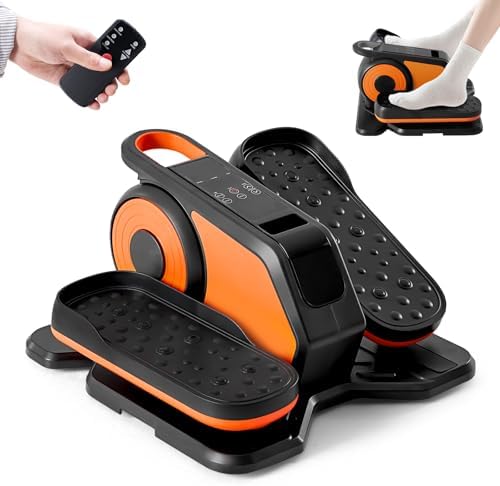 DUMOS Quiet Under-Desk Elliptical Machine, Compact Mini Pedal Exerciser with Adjustable Speed, LED Display, Portable Fitness Solution for Home or Office Workouts
