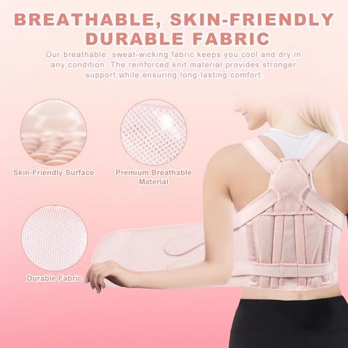 Back Brace Posture Corrector for Women and Men, Back Shoulder Support Belt