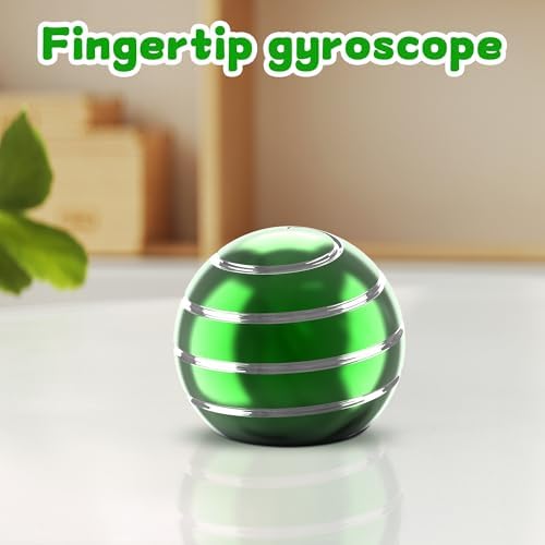 Kryfa 1.77in Kinetic Fidget Desk Toy, Anxiety Relief ADHD for Adults, Green