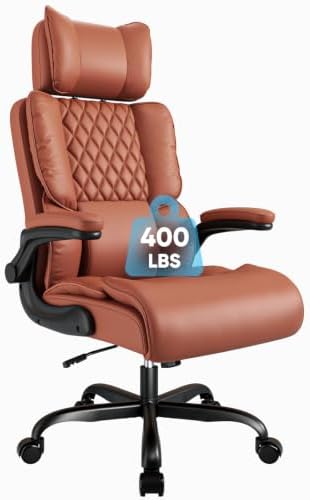 Sytas 400lbs Big and Tall Office Chair with Adjustable Headrest