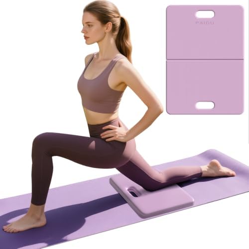PAIDU Yoga Knee Pad 1" Thick, Foldable for Home Gym