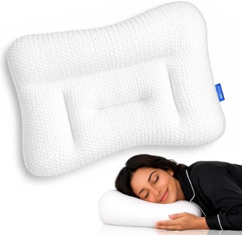 Dr. Pillow Relaxor Ergonomic Neck Support Pillow for Side & Back Sleepers