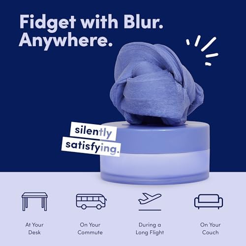 Speks Blur Sensory Slime Putty, Silent Stress Relief Tool, Desk Toy
