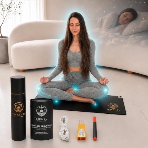 Terra Grounding Mat for Yoga, 29x12.5", Outlet & Pen Tested, No PEMF/Power