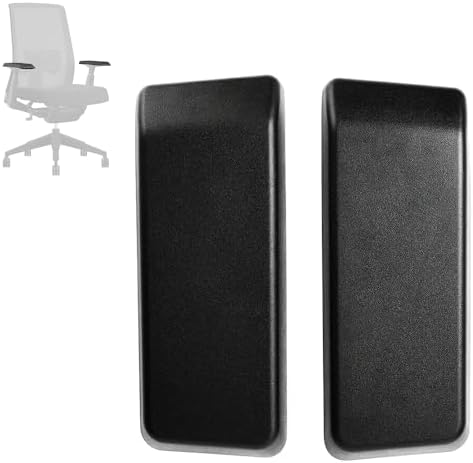 MingYi.office Arm Pads Caps Replacement for Haworth Very Office Chair. Used on Both Height Adjustable and 4D Arms. Sell as Sets with Left and Right Armrest lids. (Black)