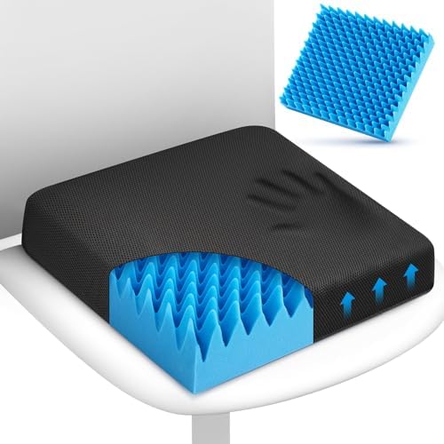 Breathable Mesh Cover Egg Chair Cushion and Non Slip Cover Egg Foam Pad Set