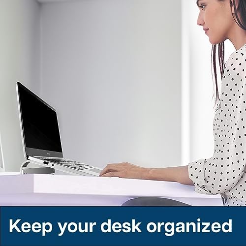 MMOBIEL Laptop Stand - Riser 10 to 18 inches - Ventilated Holder Universal - Laptop Stand for Desk Compatible with MacBook, Notebook, ASUS and More - Incl. Tools - Aluminum
