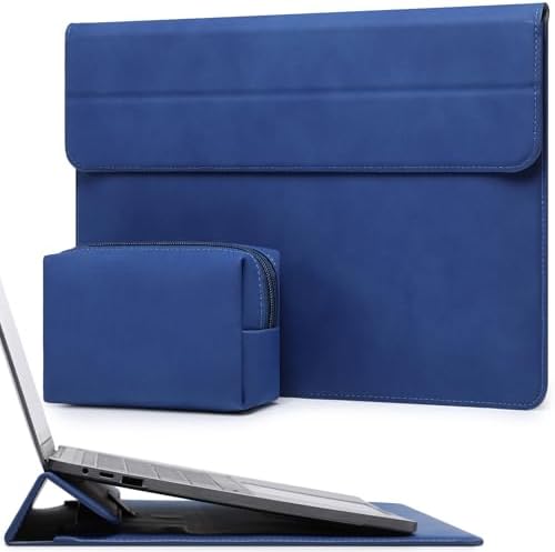 HYZUO 15-16 Inch Laptop Case Bag Sleeve with Stand, Klein Blue