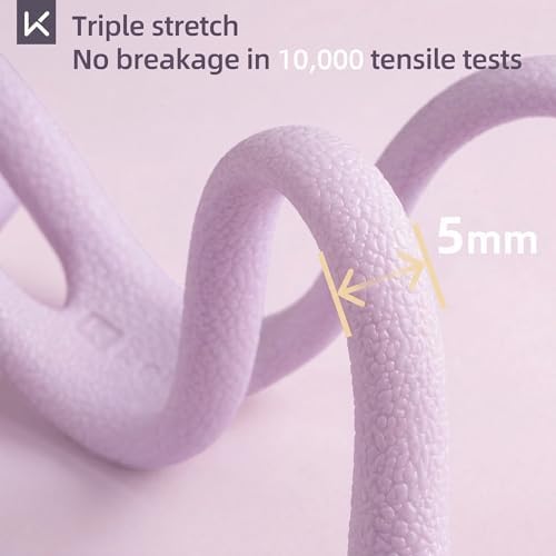 Keep Figure-8 Resistance Band - High Elasticity Exercise Band for Arm Toning, Shoulder & Core Stretching - Anti-Slip Grip Portable Fitness Equipment for Home Workout