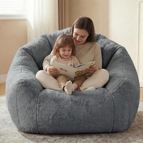 HUGHEAVEN Max Giant Bean Bag Chair, Bean Bag Sofa for Adults & Teens