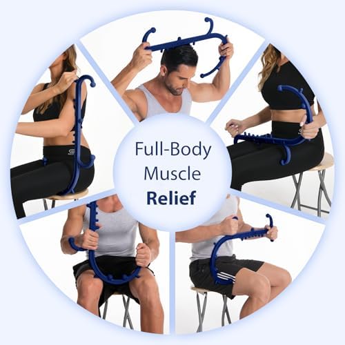 Ranarose Deep Tissue Back & Neck Massager for Body Muscle Pain Relief