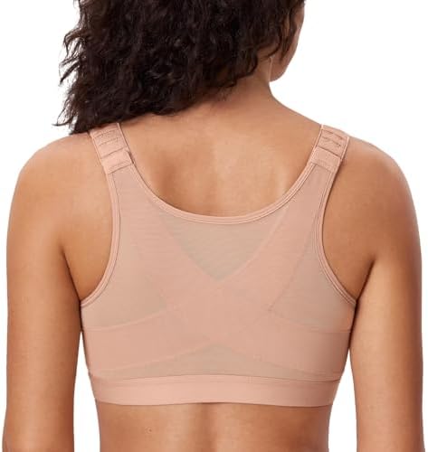 DELIMIRA Women's Front Closure Posture Support Bras