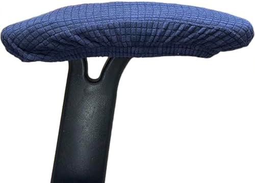 Melaluxe Office Chair Armrest Covers, Stretchable Removable Washable Chair Arm Covers, Elastic Desk Computer Gaming Chair Arm Rest Protector Slipcovers (Navy)