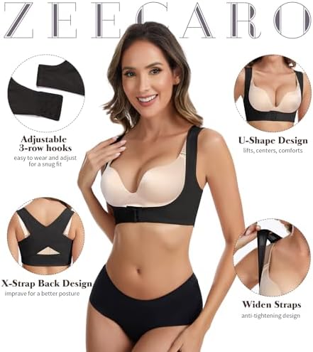 Posture Corrector for Women CoreCare X-Strap Back Support Bra S
