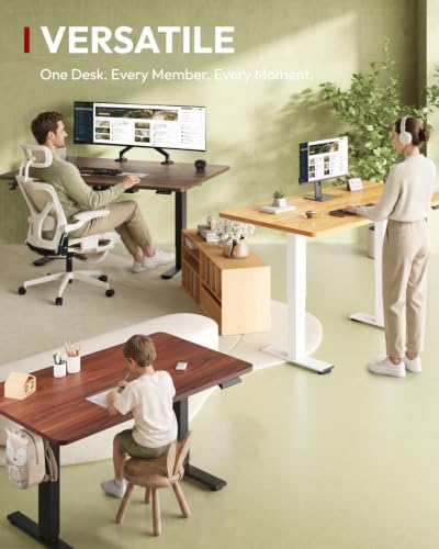 SANODESK 1'' Thick One-Piece 60 x 24'' Height Adjustable Standing Desk