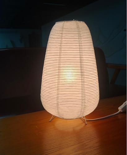 Rice Paper Table lamp, Bedside Paper Lantern Desk lamp for Bed Room/Study, Standing lamp Room Decoration,Ambient Lighting Night Stand