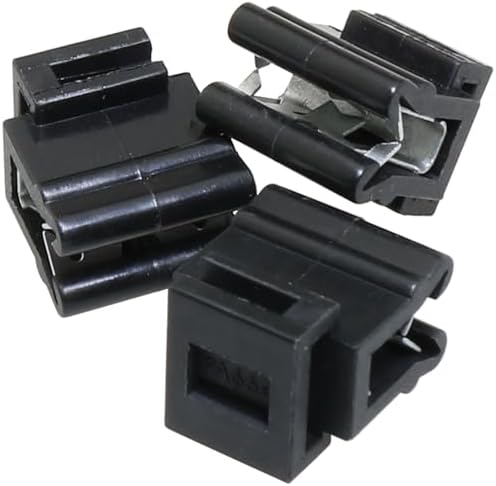 Heyous 20PCS 16x14x10mm Cable Tie Brackets Plastic Edge Mount Clip Fastener Organizer for Cord Organization