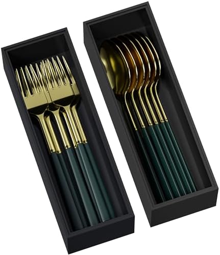 Bamboo Kitchen Drawer Organizer, 2-Pack, 9" x 3" x 2.5", Black