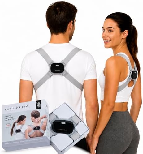 Smart Posture Corrector for Men & Women – Adjustable Back Brace & Shoulder Support for Posture Training, Lower Back Support & Daily Comfort