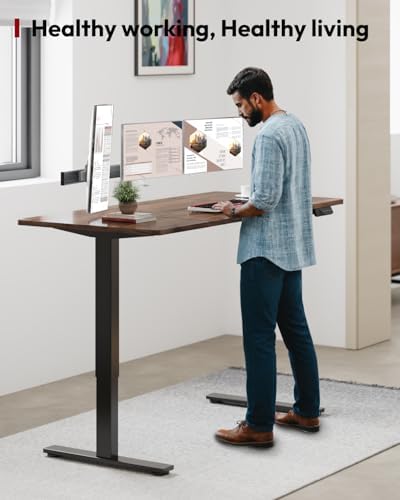 SANODESK Dual Motor 71''x 32'' Large Height Adjustable Standing Desk