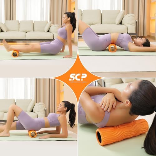 SUBCULTUREPICK Foam Roller Muscle Massage Roller for Back Pain & Stretching