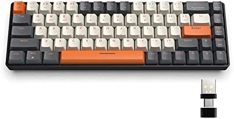 MAGIC-REFINER RK68 Compact 68 Keys Wireless Mechanical Gaming Keyboard