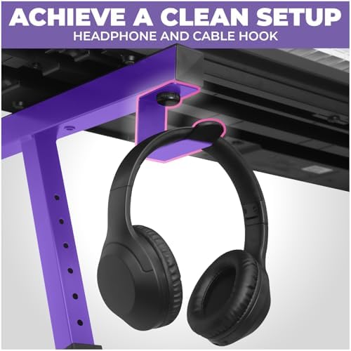 Liquid Stands Piano Keyboard Stand - Z Style Adjustable and Portable Heavy Duty Music Stand for Kids and Adults -Fits 54-88 Key Electric Pianos - Sturdy Musical Keyboard Stand (Purple)