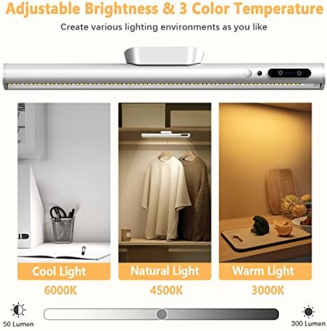 Hapfish Motion Sensor LED Light Bar Indoor,Under Cabinet Lighting Wireless
