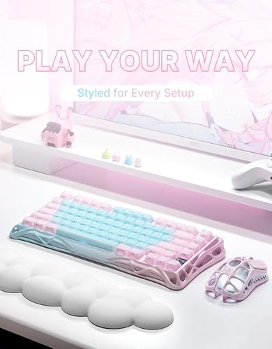 GravaStar Mercury K1 Lite 75% Wireless Mechanical Gaming Keyboard RGB