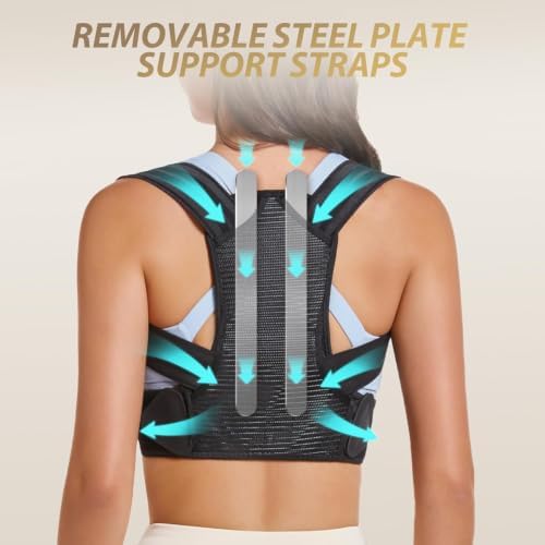 WUPA Back Brace,Posture Corrector For Men & Women,Adjustable Straight Lower Back，Back Support Invisible,Back Brace For Men Lower Back，Back Support Belt For Women,Back Straightener Posture Corrector,XL