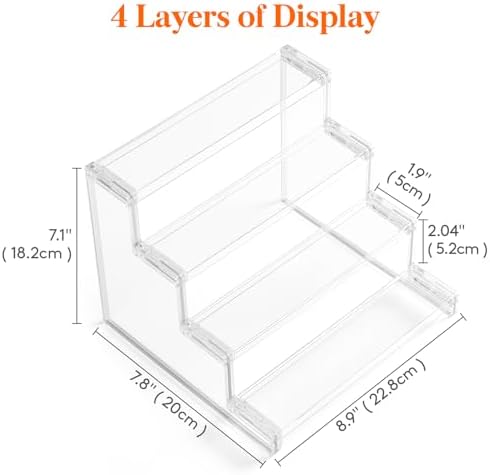 Lifewit Perfume Organizer, Cologne Stand Tool-Free Assembly, 9", 2 Pcs