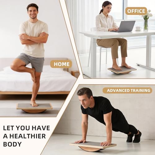 Juoe Balance Board Wobble Board,Balance Toys for Physical Therapy
